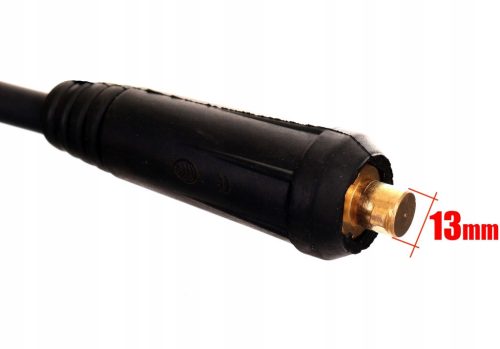 Cablu de Sudură Electrozi 200A 7 Metri Stânga/Dreapta 50 25-50, Ø 13mm, 25mm2 TC Technic