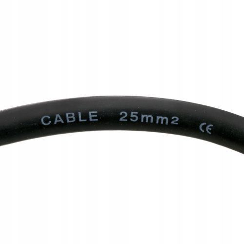 Cablu de Sudură Electrozi 200A 7 Metri Stânga/Dreapta 50 25-50, Ø 13mm, 25mm2 TC Technic