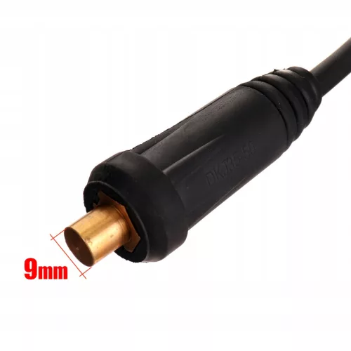 Cablu de Sudură Profesional 200A, 7m, H01N2-ZD, Conector 10-25, 25mm²