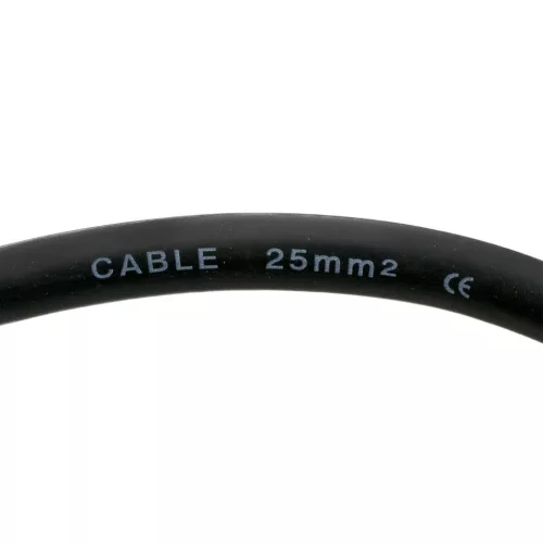 Cablu de Împământare 200A, 5 Metri, 25 mm² pentru Aparate de Sudură MIG/MAG și TIG/MMA TC Technic H01N2-ZD