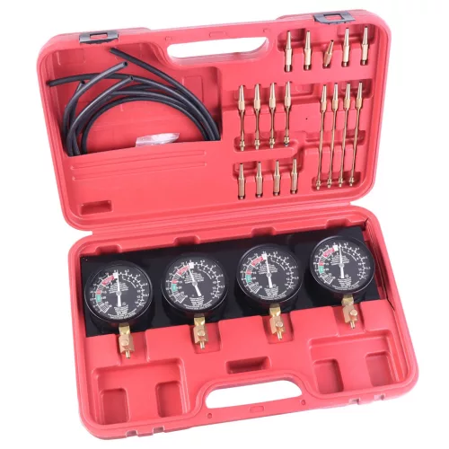 Set de Manometre pentru Sincronizarea Carburatoarelor în Valiză de Plastic TC Technic JC9210