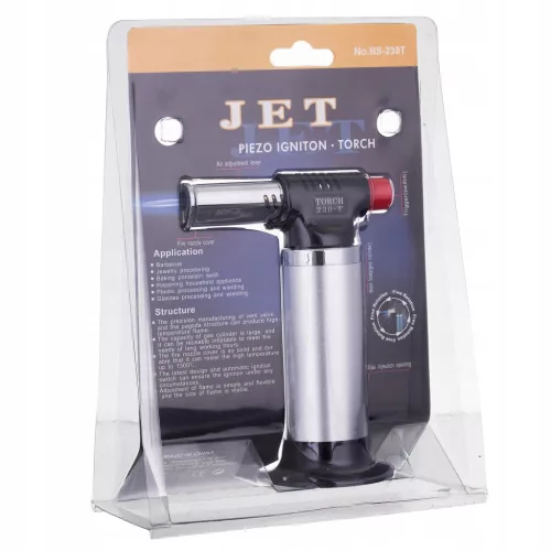 Arzător pentru Creme Brulee și Suflare - Piezo TC Technic BS-230T, 15 cm