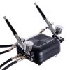 Set Aerograf Profesional TC Technic HS-A9KBLACK cu Compresor, Două Pistoale de Vopsit și Furtunuri - Funcție de Oprire Automată și Reglare