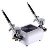 Set Aerograf Profesional TC Technic WHS-A10K ALB cu Compresor, Două Pistoale de Vopsit și Furtunuri - Oprire Automată și Reglare Digitală