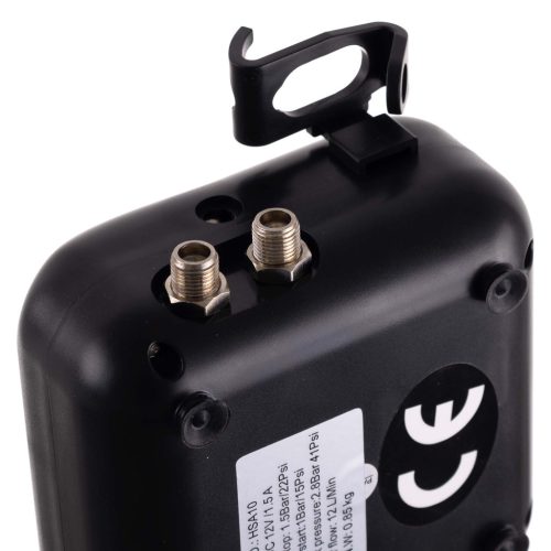 Set Aerograf Profesional cu Compresor, Două Pistoale de Vopsit și Reglaj Digital TC Technic WHS-A10K NEGRU