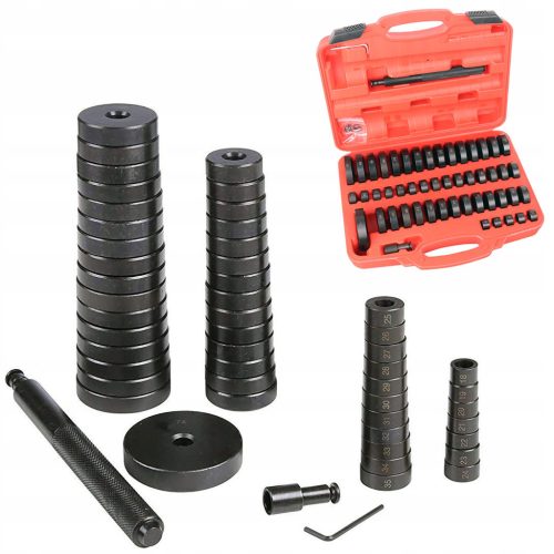 Set Presă Extractor Bucșe cu Adaptoare, în Geantă de Plastic, 18-74mm, 52 piese - TC Technic LT-K73