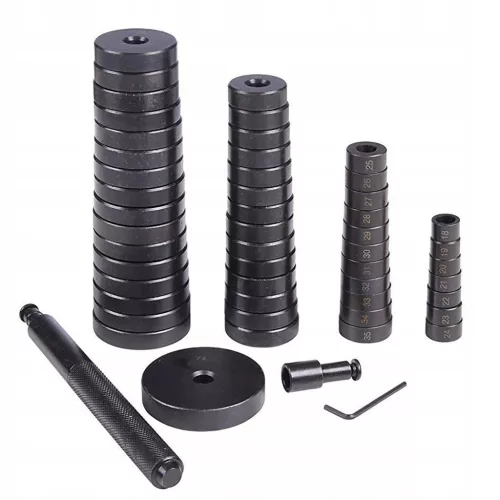 Set Presă Extractor Bucșe cu Adaptoare, în Geantă de Plastic, 18-74mm, 52 piese - TC Technic LT-K73