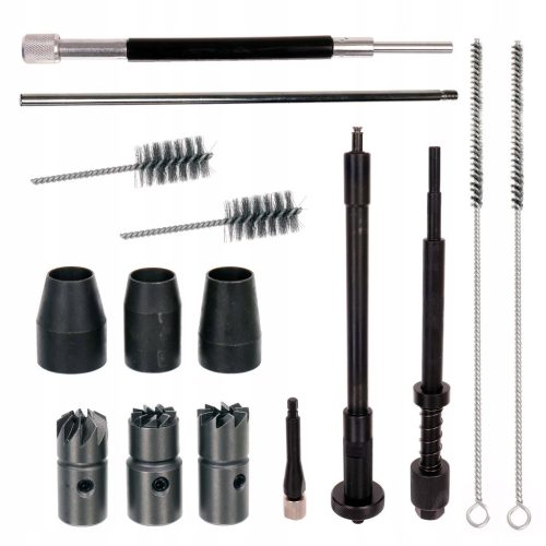 Set de Curățare și Frezare pentru Scaunele Injectoare, 22 Piese, TC Technic, în Valiză de Plastic