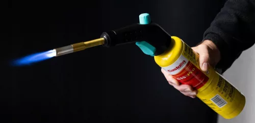 Arzător cu Gaz Propan MAPP cu Două Duze pentru Lipire Moale și Dură TC Technic 019CGA