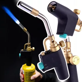   Arzător MAPP pentru Gaz Propan și Propilenă cu Aprindere Piezo și Duza Turbo pentru Lipire la 2800°C - TC Technic 022CGA
