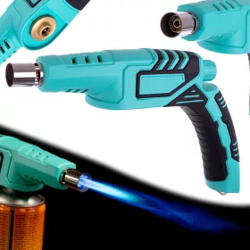   Arzător Profesional cu Cap 7/16" pentru Cartușe Gaz Propan Butan cu Aprindere Piezoelectrică TC Technic PV888SP-360
