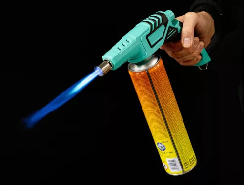 Arzător Profesional cu Cap 7/16" pentru Cartușe Gaz Propan Butan cu Aprindere Piezoelectrică TC Technic PV888SP-360
