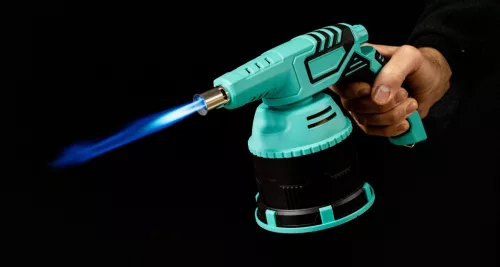 Arzător cu Aprindere Piezo pentru Lipit și Încălzit, Compatibil cu Cartușe de Gaz 400 ml / 190g, TC Technic PD888SP-360