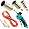 Arzător pentru Acoperiș, Gazon Torch cu 3 Furtunuri (25, 35, 50 mm) și Furtun, 1850 °C, 56kW, TC Technic PQ888-4050T