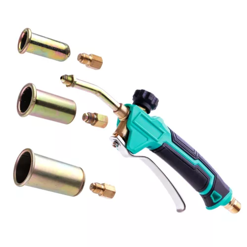 Arzător pentru Acoperiș, Gazon Torch cu 3 Furtunuri (25, 35, 50 mm) și Furtun, 1850 °C, 56kW, TC Technic PQ888-4050T