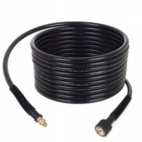   Furtun de Înaltă Presiune Basic 10 Metri cu Împletitură din Nailon, Conector Filetat M22x1,5 – Conector Tip Vechi cu Siguranță pentru Seria Karcher K