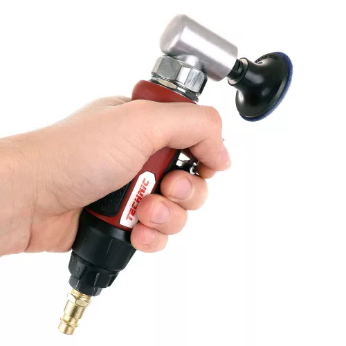 Polizor Unghiular Pneumatic de Dimensiuni Reduse cu Disc de Cauciuc Tehnic AT-7037DN, Disc de 50 mm