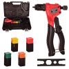 Profesională Unealtă Manuală de Nituire pentru Piulițe de Tip Orb, 200 mm, Compatibilă cu M3 M4 M5 M6, TC Technic BT-613-BMC