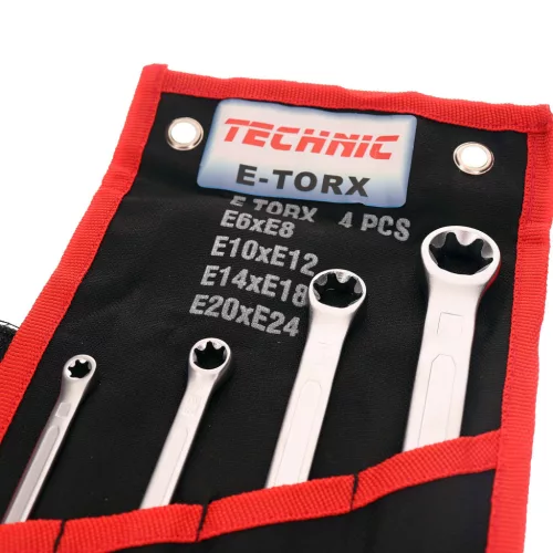 Set Chei Inelare Torx 4 Piese E6 - E24 Exterior TC Technic E1325