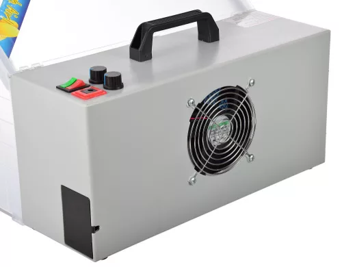 Cabină de Pictură Portabilă cu Iluminare și Ventilație Reglabilă HS-E420DCLBK