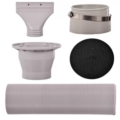 Cabină de Pictură Portabilă cu Iluminare și Ventilație Reglabilă HS-E420DCLBK