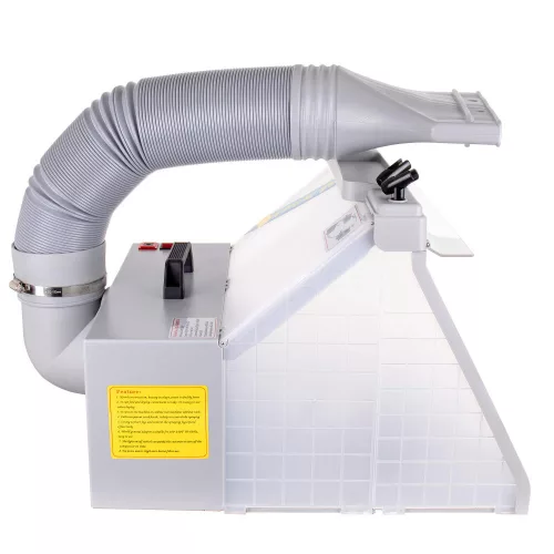 Cabină Portabilă de Pictură cu 4 Suporturi pentru Aerograf, Iluminare LED și Sistem de Ventilație