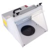Cabină Portabilă de Pictură cu 4 Suporturi pentru Aerograf, Iluminare LED și Sistem de Ventilație
