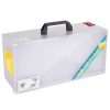 Cabină Portabilă de Pictură cu 4 Suporturi pentru Aerograf, Iluminare LED și Sistem de Ventilație