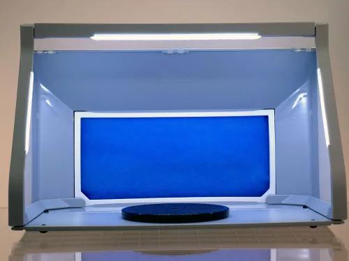 Cabină de Pictură Portabilă cu 3 LED-uri COB și Ventilație HS-E550LK
