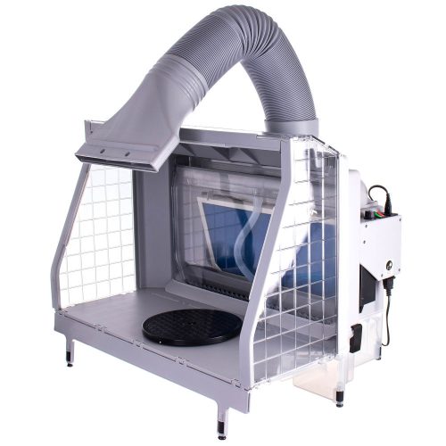 Cabină Profesională de Pictură pentru Modelism cu Perdea de Apă, Iluminare LED și Ventilație Reglabilă HS-E600