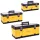 Set de cutii de unelte - 3 bucăți, structura durabilă, utilizare versatilă, mâner ergonomic