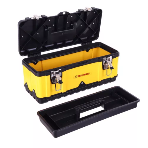 Cutie de scule profesională mică - 39 cm (Oțel vopsit - Plastic) TC Technic