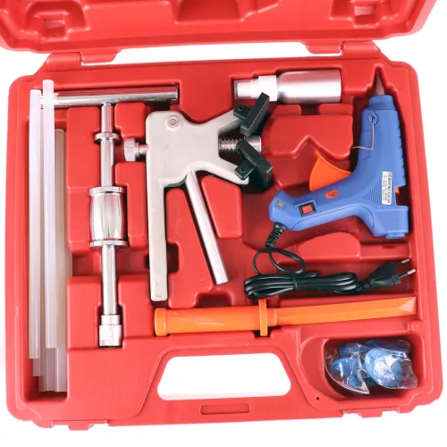 Set Profesional de Reparații Caroserie TC Technic SK2041 cu Pistol de Lipit 60W și Accesorii