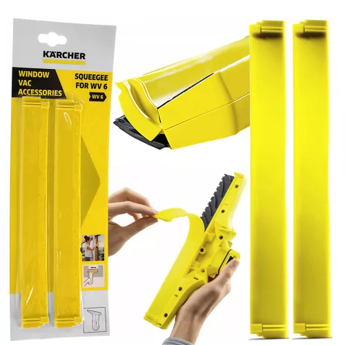 Set 2 Benzi Colectoare din Silicon pentru Apă KARCHER WV6, 280 mm, Cod Catalog 2.633-514.0