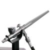 Mini Compresor Aerograf AS-207k cu Set Aerograf Fengda BD-130, 0,3 mm, cu Accesorii și Conexiune pentru Compresor