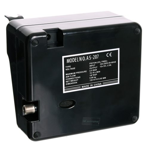 Mini Compresor Aerograf AS-207k cu Set Aerograf Fengda BD-130, 0,3 mm, cu Accesorii și Conexiune pentru Compresor