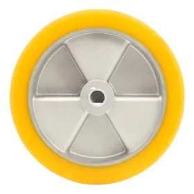   Roată recondiționată pentru mașină de curățat podele Hako B30 CL B45 CL, diametru 200mm, înălțime cauciuc 20mm, lățime cauciuc 45mm, diametru orificiu central 18mm, diametru orificiu cu pană 22mm
