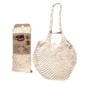   Geantă Retro Ecologică din Bumbac Natural, 40x35 cm - YORK ECO NATURAL