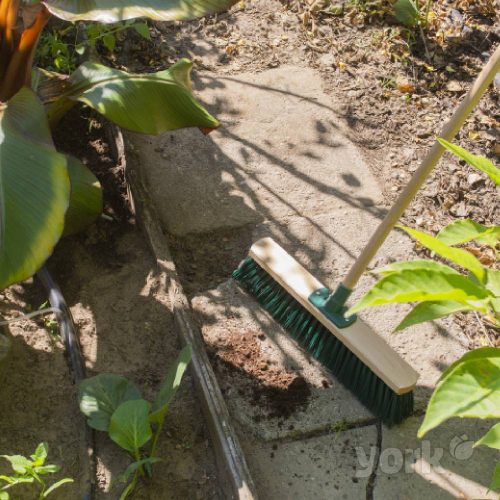 Mătură Cap cu Bază din Lemn 40cm - YORK - GRĂDINA DIN VIS