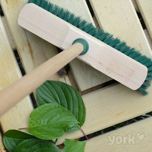 Mătură cu Bază din Lemn de 34cm SARA - YORK - GRĂDINĂ DIN VIS