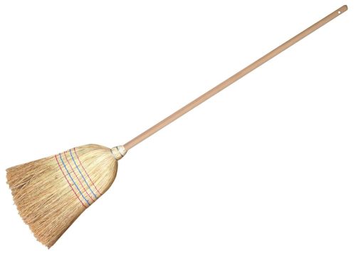Mătură Cirok cu Coadă Lungă din Lemn, Peri Naturali Rezistenți - YORK - GRĂDINĂ DIN VIS