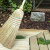 Mătură Cirok cu Coadă Lungă din Lemn, Peri Naturali Rezistenți - YORK - GRĂDINĂ DIN VIS