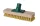 24 x Perie de Frecat Extra Dură YORK - GRĂDINA DIN VIS, 24cm x 13cm x 6cm, Compatibilă cu Mânere YORK