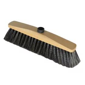   20 x Mătură cu Bază de Lemn și Peri Naturali 30cm - YORK - CLEAN HOUSE