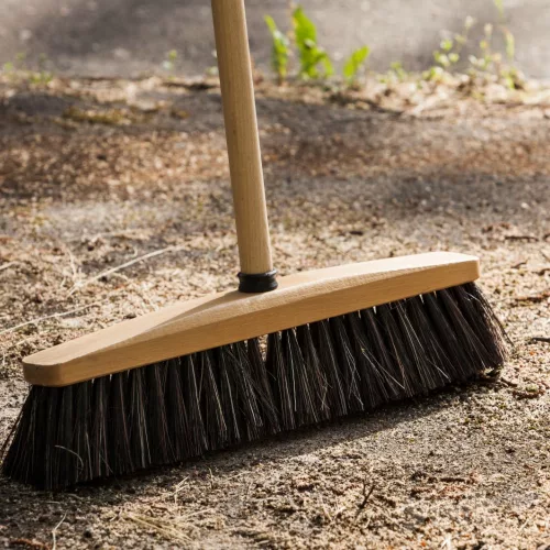 Mătură cu Bază de Lemn și Peri Naturali 30cm - YORK - CLEAN HOUSE