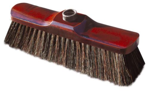 Perie de Măturat cu Bază din Lemn, Peri Naturali 28cm - LUX - YORK - CLEAN HOUSE