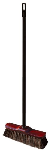 Mătură cu Bază din Lemn, Peri Naturali și Mâner de 120cm - LUX YORK CLEAN HOUSE