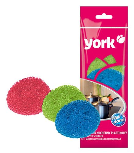 Set de Bureți de Curățare din Plastic (3 bucăți) - YORK