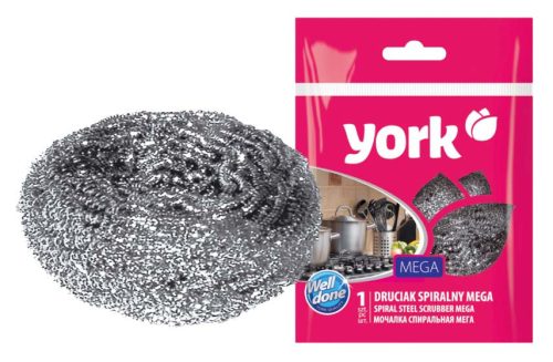 Spirală din Oțel Inoxidabil pentru Curățare MEGA 1 Bucată - YORK