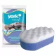 Spons Oval pentru Masaj - YORK Îngrijire Corporală, 14x9x5 cm, Albastru